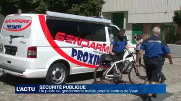 Le canton de Vaud présente son poste de gendarmerie mobile