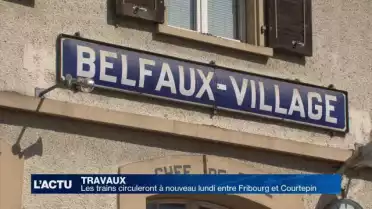 Les trains recirculent dès lundi entre Fribourg et Courtepin