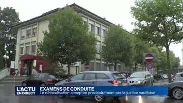 Examens pour le permis localisés pour l&#039;instant à Cossonay