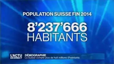 Un quart d'étrangers vivent en Suisse