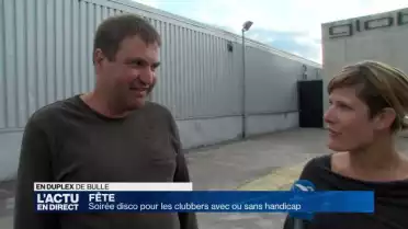 Soirée disco à Bulle pour les clubbers avec et sans handicap