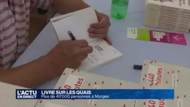 Plus de 40'000 personnes au Livre sur les quais