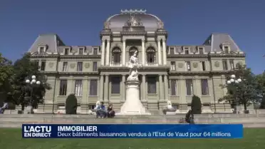 Deux bâtiments lausannois vendus à l&#039;Etat de Vaud