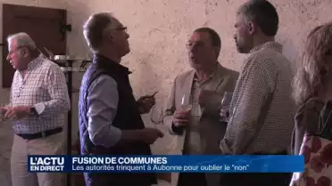 Un verre de l&#039;amitié pour oublier la fin du projet de fusion