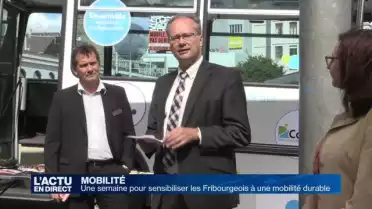 Une semaine pour sensibiliser les Fribourgeois à la mobilité