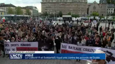 Le collectif R et solidaritéS Vaud contre les accords Dublin