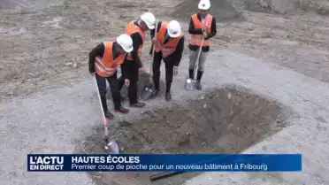 FR: 1er coup de pioche pour la nouvelle HES santé et social