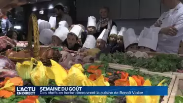 Des chefs en herbe découvrent la cuisine de Benoît Violier