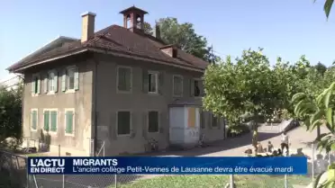 Les migrants occupant un collège lausannois sommés d&#039;évacuer