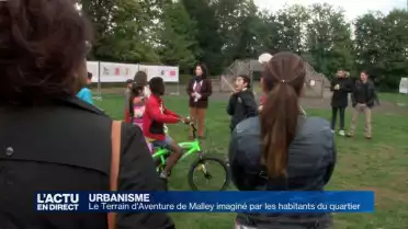 Le Terrain d&#039;Aventure de Malley imaginés par les habitants