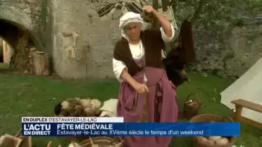 Estavayer-le-Lac renoue avec les fêtes médiévales