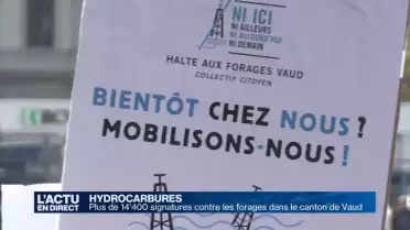 Plus de 14 000 signatures contre tout forage dans le canton