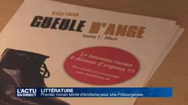 Premier roman teinté d&#039;érotisme pour une Fribourgeoise