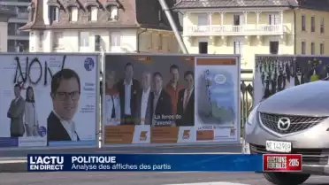 Deux experts analysent les affiches électorales