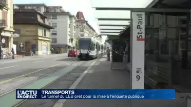 Le tunnel du LEB prêt pour la mise à l&#039;enquête publique