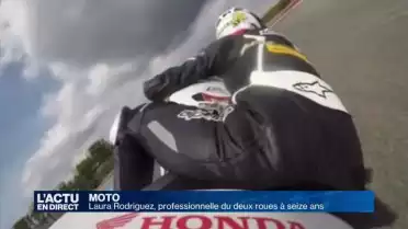 Laura Rodriguez, as du deux-roues à seulement 16 ans