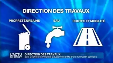 Eau, déchets et mobilité: Lausanne réorganise ses services