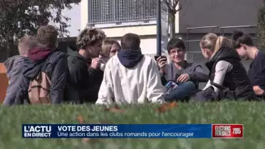 Une action dans les clubs pour inciter les jeunes à voter