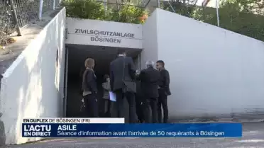 Asile : une séance d'information à Bösingen (FR)