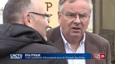 Trois candidats fribourgeois pour le Conseil des Etats