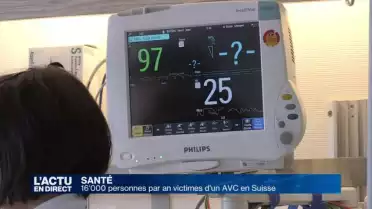 En Suisse 16&#039;000 personnes par an sont victimes d&#039;un AVC