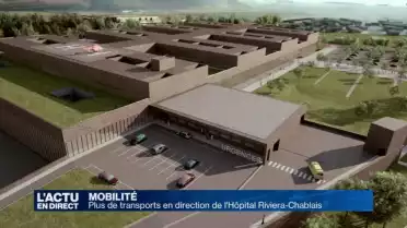 Plus de transports publics vers l'Hôpital Riviera-Chablais