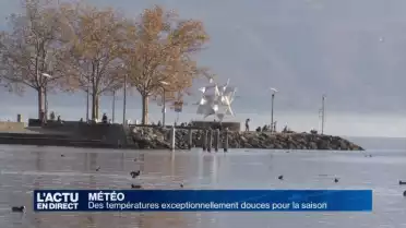 Des températures exceptionnellement douces pour la saison