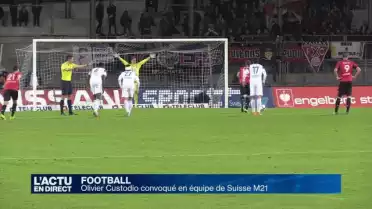 Olivier Custodio convoqué en équipe de Suisse M21