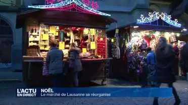 Le marché Noël à Lausanne se réorganise