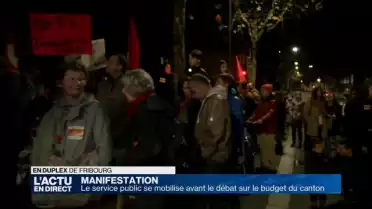 Le service public se mobilise à Fribourg