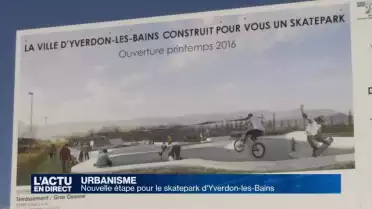 Nouvelle étape pour le skatepark d&#039;Yverdon-les-Bains