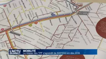 Le réseau des TPF s&#039;agrandit de 500&#039;000 km dès 2016
