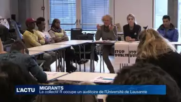Le collectif R occupe un auditoire de l'UNIL
