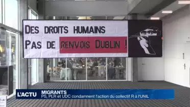 PS, PLR et UDC condamnent l&#039;action du collectif R à l&#039;UNIL