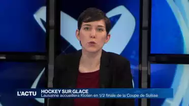 Coupe de Suisse : Lausanne accueillera Kloten en 1/2 finale