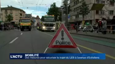 Des mesures prises pour sécuriser le trajet du LEB
