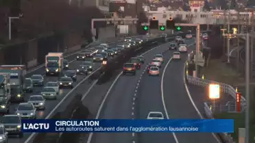 Les autoroutes saturent dans l&#039;agglomération lausannoise