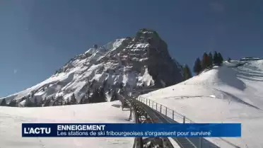 Les stations fribourgeoises s'organisent pour survivre