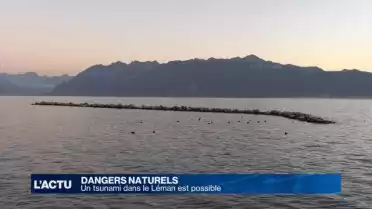 Un tsunami dans le Léman est possible