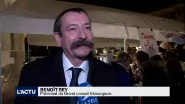 Benoît Rey, le premier citoyen du canton, fêté à Fribourg