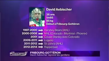David Aebischer reprend les gardiens de Fribourg-Gottéron