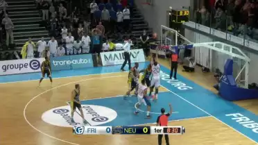 Basket:Fribourg - Neuchâtel, début du match
