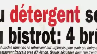 Intoxications accidentelles: la dose fait le poison