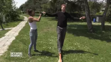 Cette semaine, Roland Guex teste la slackline
