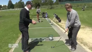 Roland Guex teste le golf