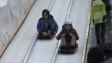 Fribourg a sa piste de luge