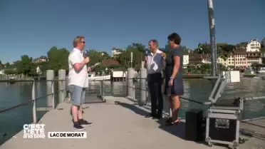 L'équipe de "C'est l'été à la Télé" s'installe à Morat