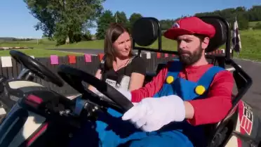 Yannick teste le karting