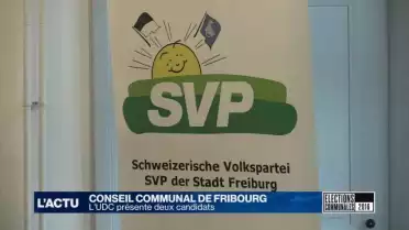 L&#039;UDC de la ville de Fribourg présente deux candidats