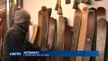 L&#039;attrait des skis en bois